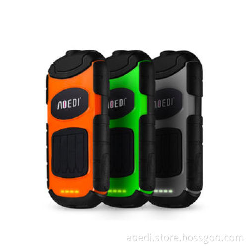 Emergency car tools multifunction mini portable car jump starter with external laptop power bank